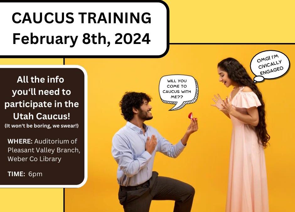 Caucus Training with WWU and Ogden Public Square